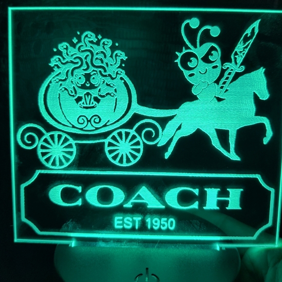 Cricut Medusa horse Coach led lamp - Picture 3 of 8